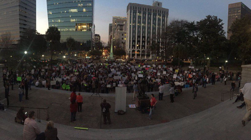 Statehouse protest